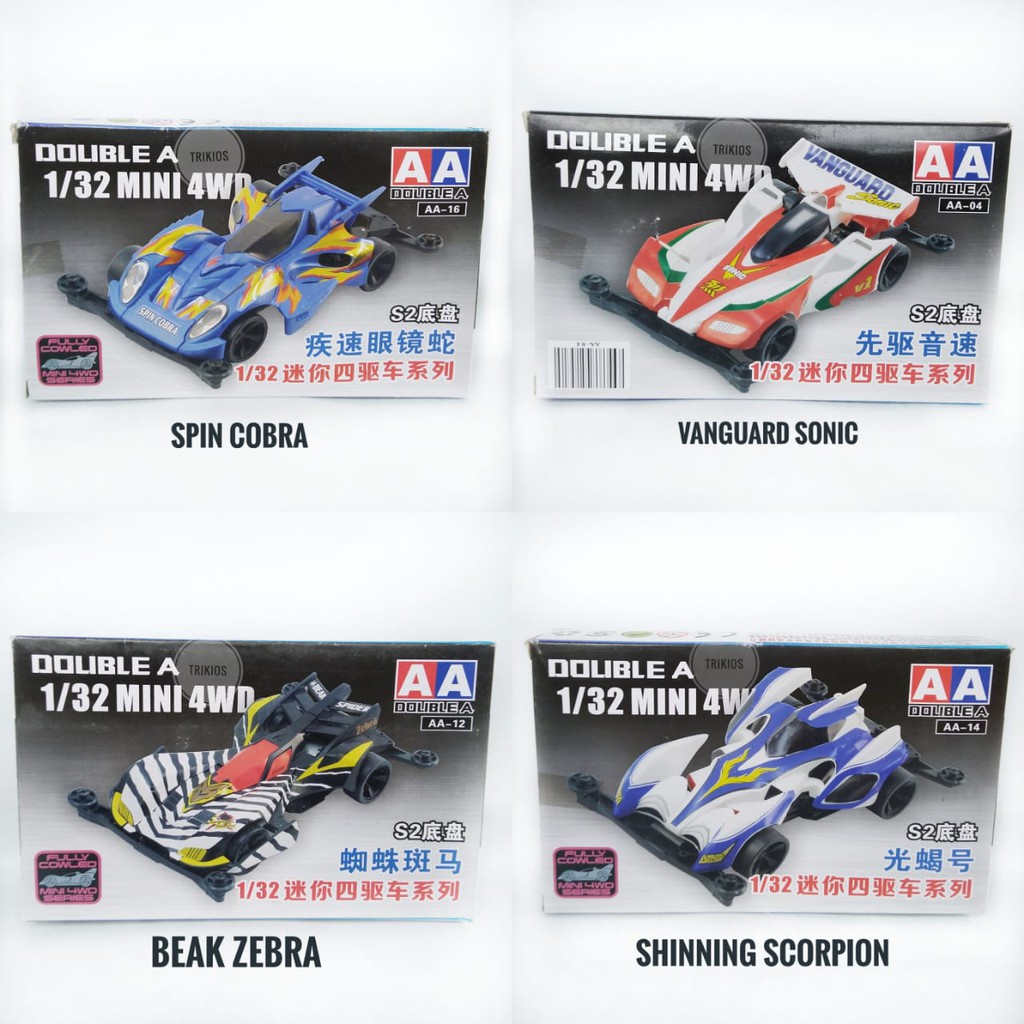 Rep Tamiya Mini 4wd Brand Double A Super 2 Chassis Lets And Go Shopee Philippines