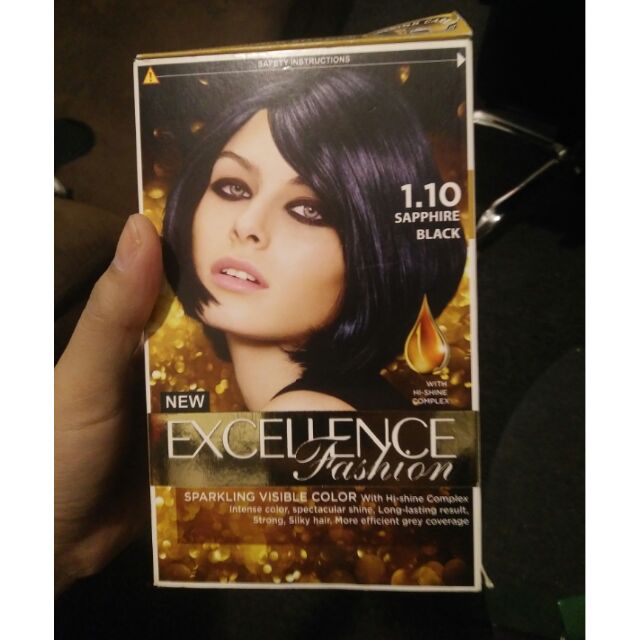 LOreal Excellence Hair Color 01 Natural Black | Shopee Philippines