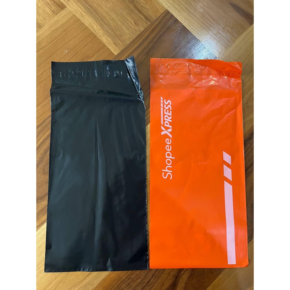 BLACK Plain Small Pouch 100pcs (6x11in) Plain Pouch Polymailer Courier