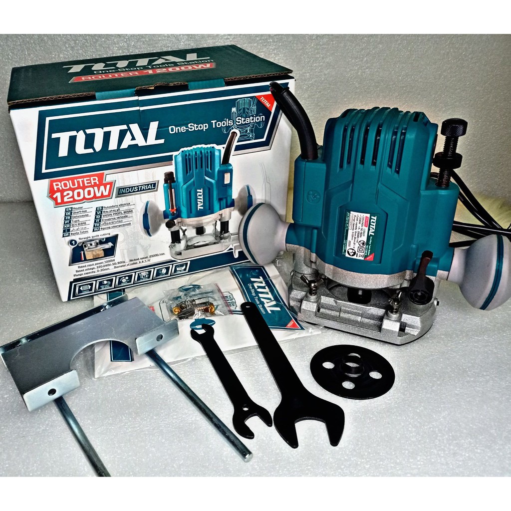 TOTAL Electric Plunge Router 1200w TR110816 | Shopee Philippines