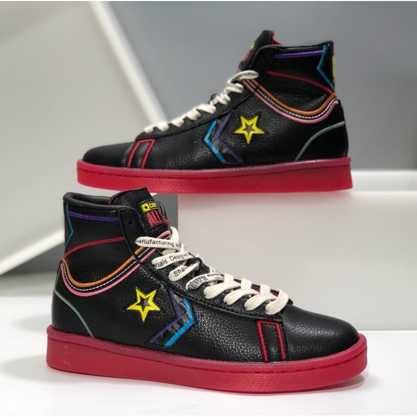 men's converse pro leather high top casual shoes