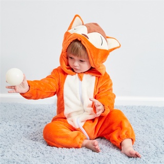 Baby Kigurumi Tiger Cow Lion Cartoon Romper infant Kids Animal Jumpsuit Girls Boys Pajamas Costume #3