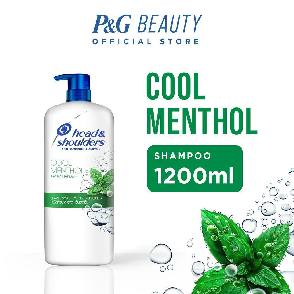 Head & Shoulders Cool Menthol Anti Dandruff Shampoo 1200ML Shopee