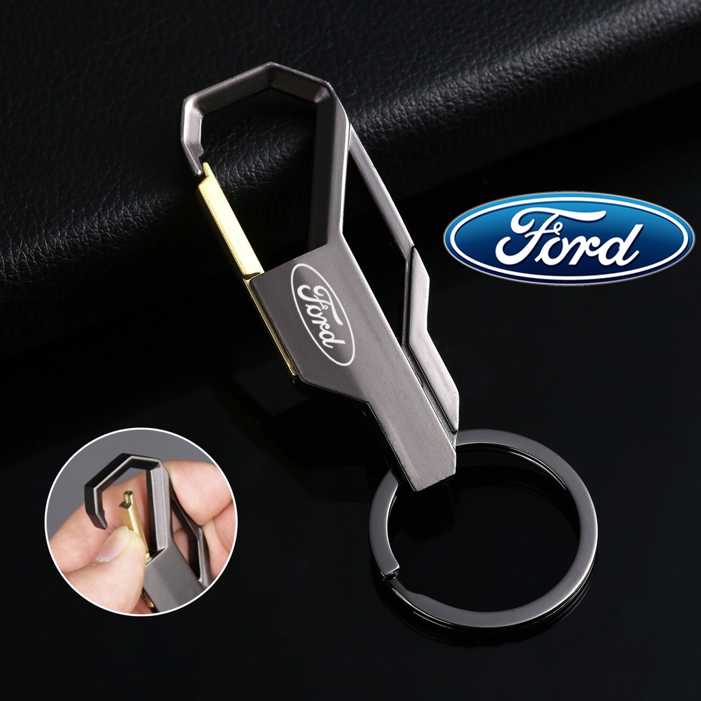 Ford Car Keychain Men's Creative Alloy Metal Keyring Keychain Key Chain