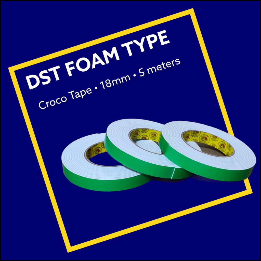 Double Sided Tape Foam Type 18mm 3 4 By 5 Meters Shopee Philippines