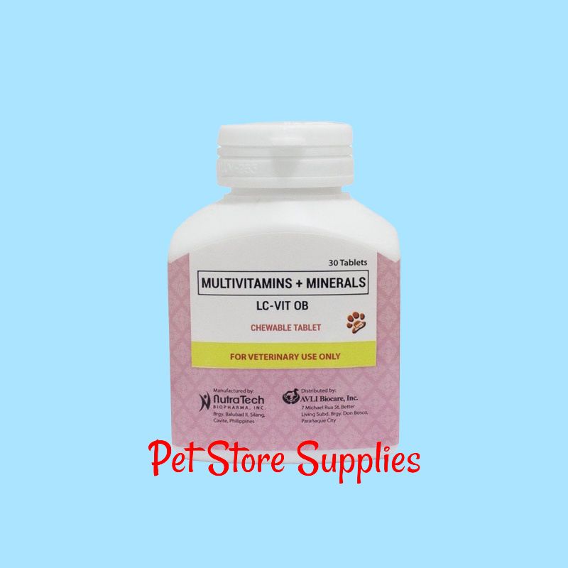 LC Vit OB Multivitamins+Minerals Chewable Tablet sold per piece Shopee Philippines