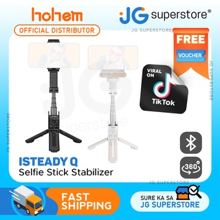 Hohem iSteady Q 1-Axis Gimbal Stabilizer with Selfie Stick, Tripod with Remote | JG Superstore