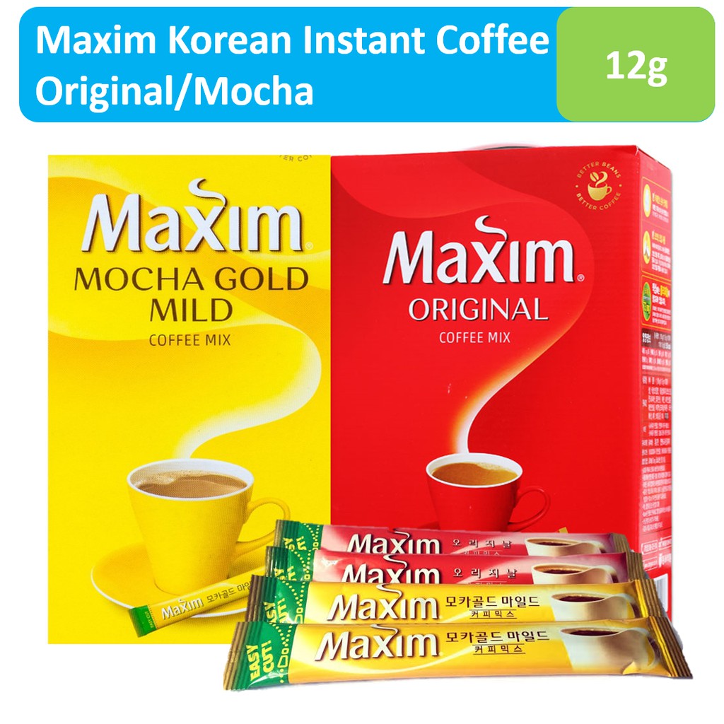 Maxim Coffee Sachet (Original/Mocha Gold) Shopee Philippines
