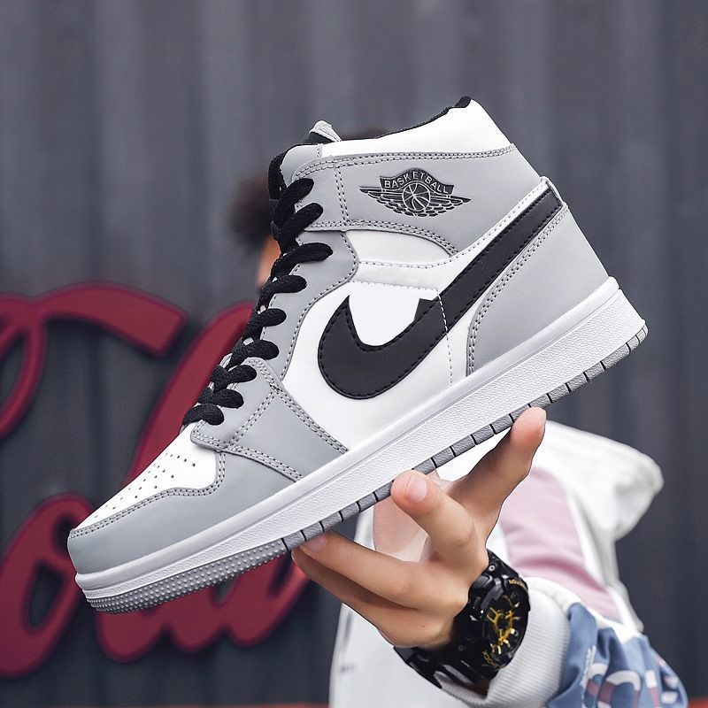 jordan 1 gray and white