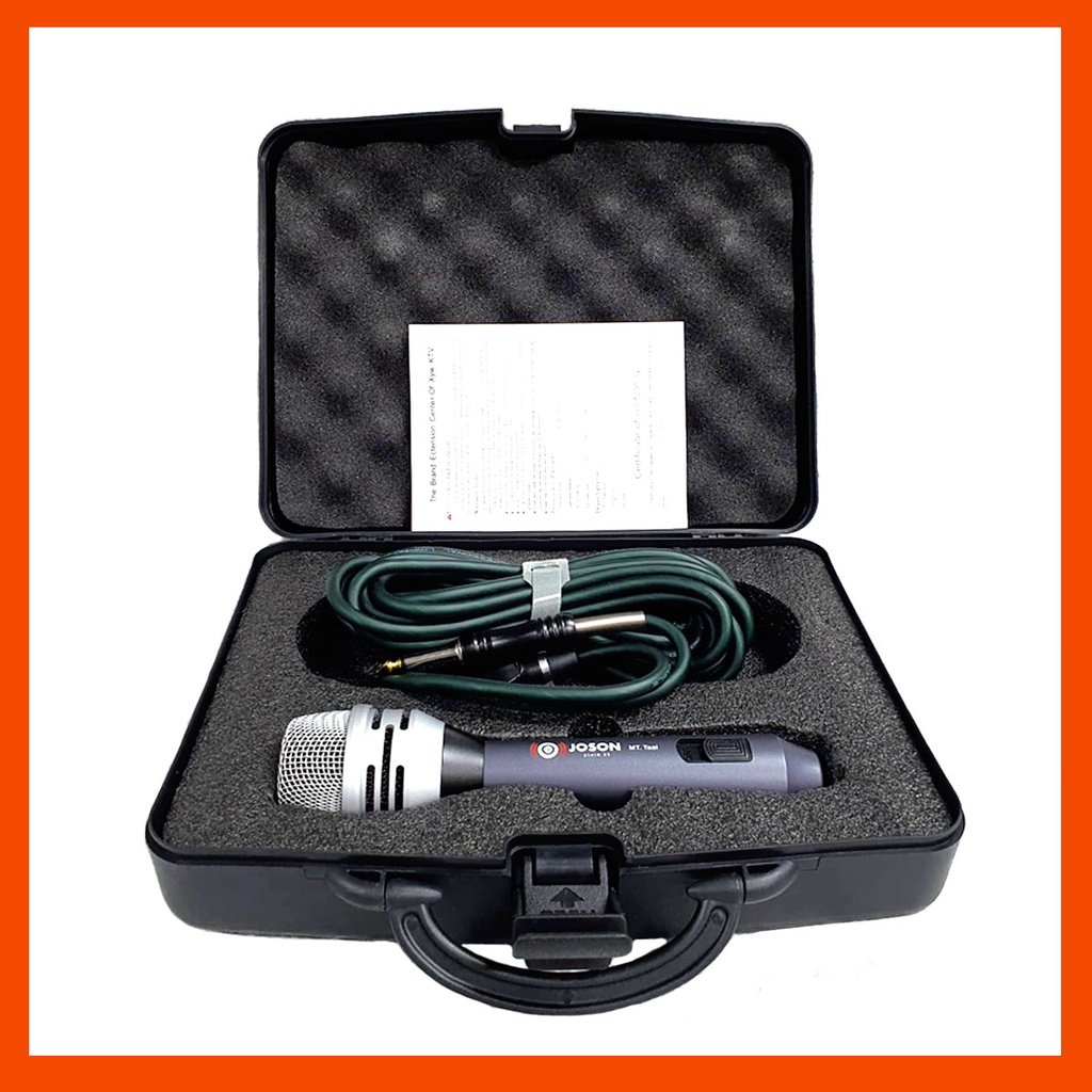 Original Joson Mt. Taal Wired Heavy Duty Microphone with Case for