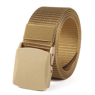 Mens Belt canvas belt with plastic buckle #3
