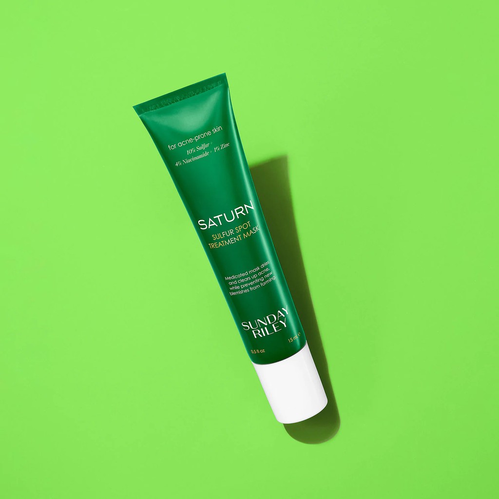 Authentic SUNDAY RILEY Saturn Sulfur Acne Treatment Mask( 15ml