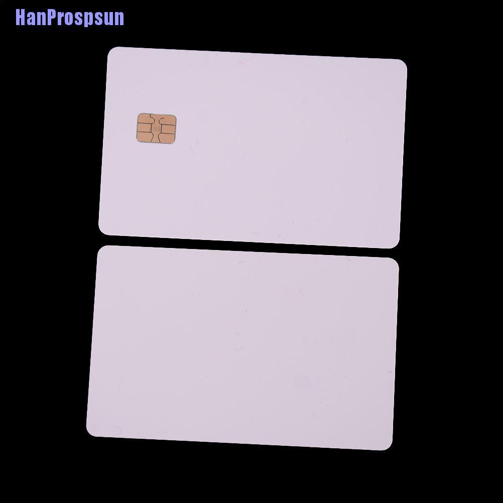 5 Pcs ISO PVC IC With SLE4442 Chip Blank Smart Card Contact IC Card Safety XS 