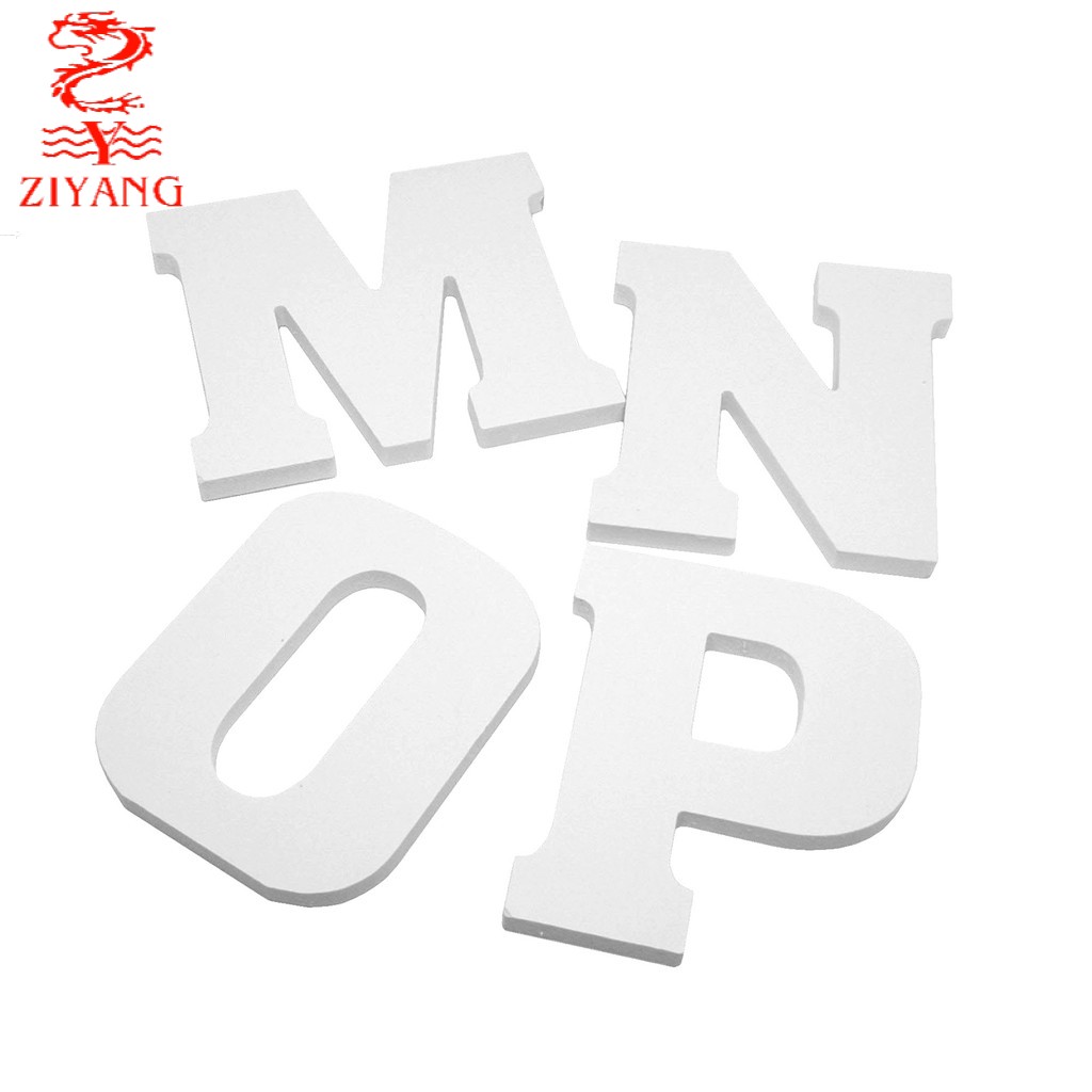 Ziyang White Wooden Letter A B C D E F G H I J K L M N O P Q R S T U V W X Yz 1 2 3 4 5 6 7 8 9 Shopee Philippines