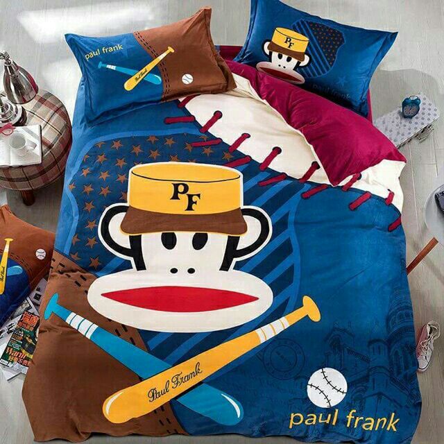 6 1 Paul Frank Us Cotton Comforter Set Shopee Philippines