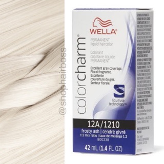 Wella Color Charm 12A/1210 Frosty Ash Haircolor (w/ FREE 100ML ...