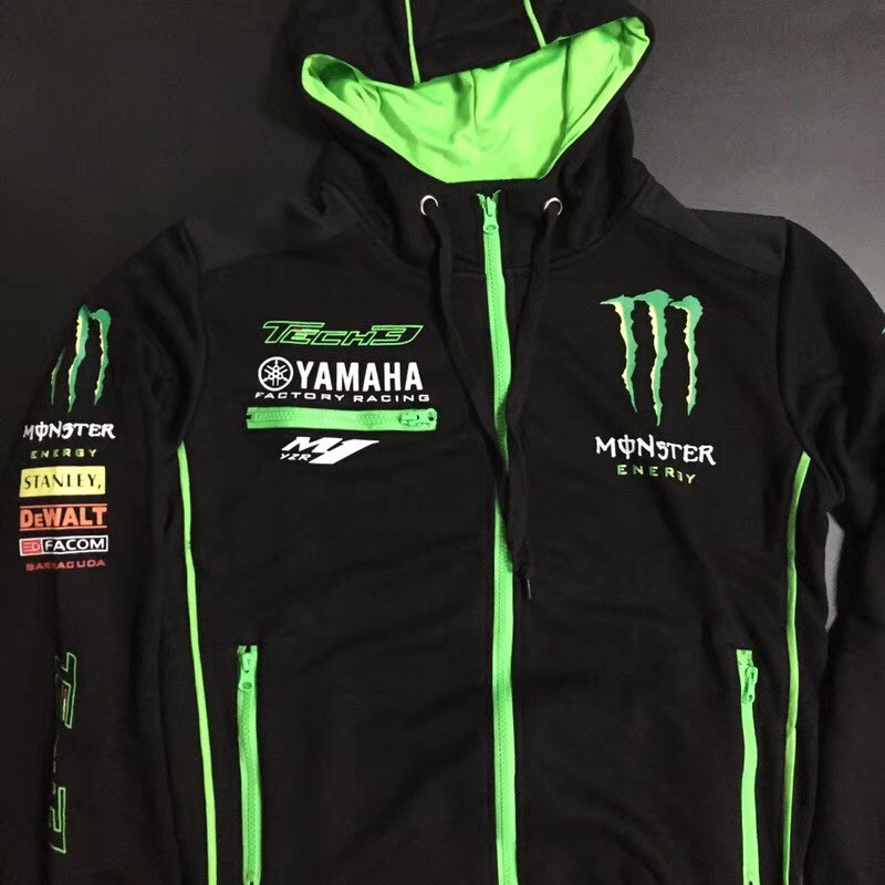 monster racing hoodie