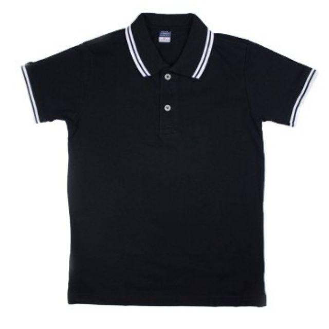 Blue Corner Mens Black Polo Shirt with White Lining - Style 1 | Shopee ...