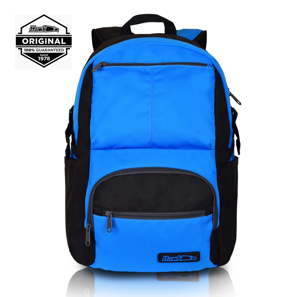 Hawk 5110 Backpack (Black/Royal Blue) Shopee Philippines