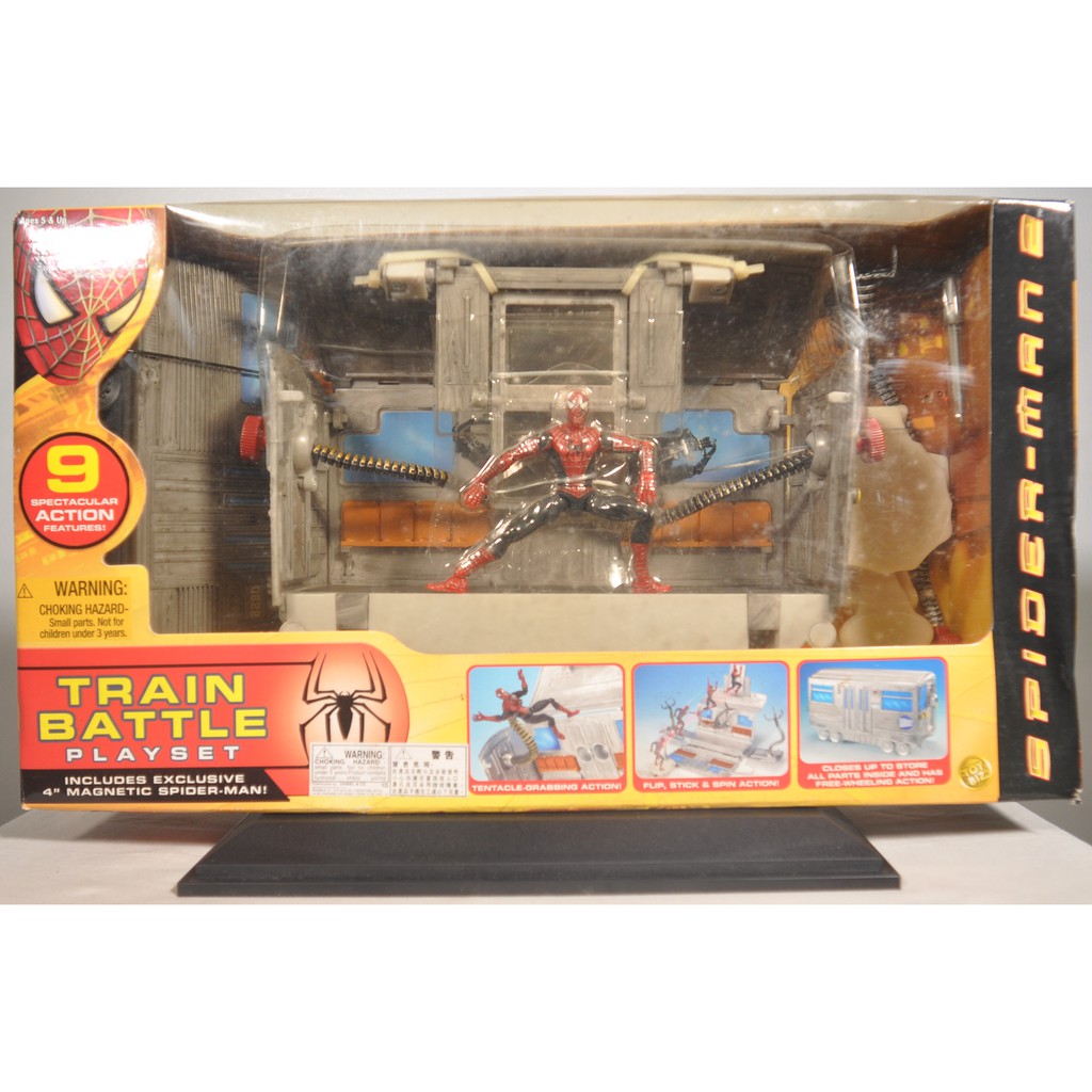 spiderman train toy