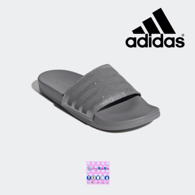 adilette slides grey