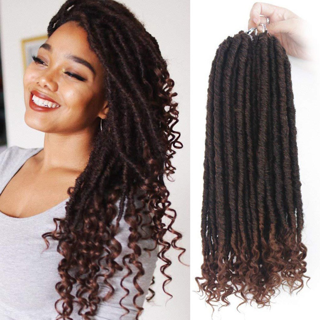 Fashion Pretty Woman Girl Gradient Color Twist Crochet Braids