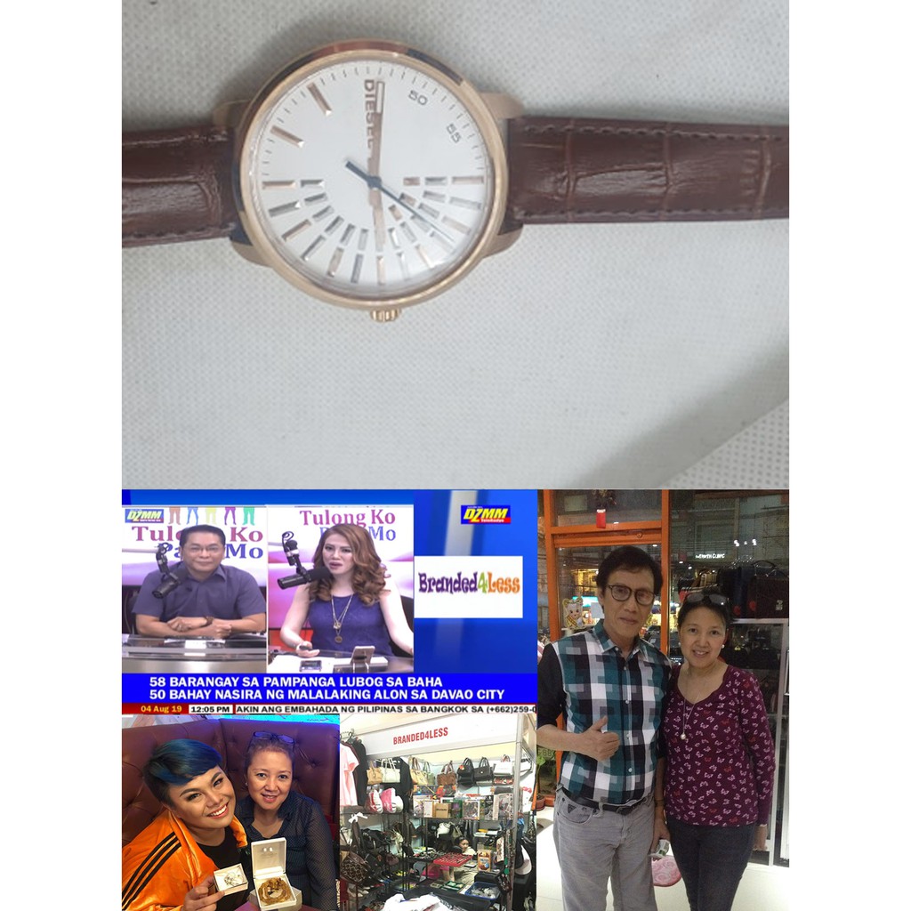 diesel gold watch