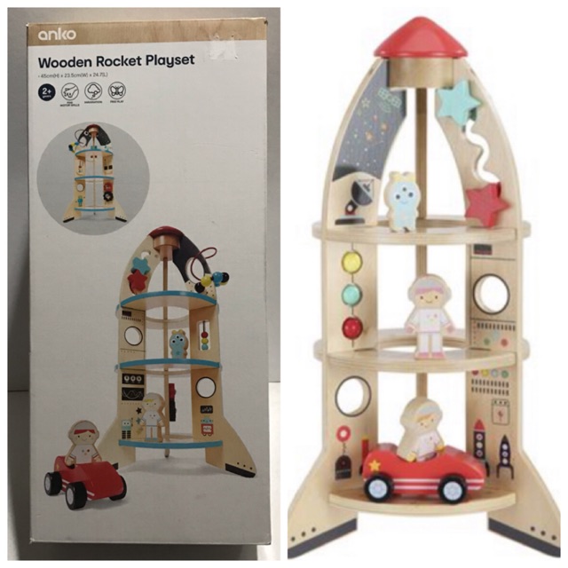 wooden play set