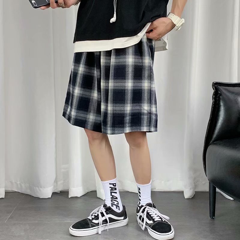 young mens plaid pants