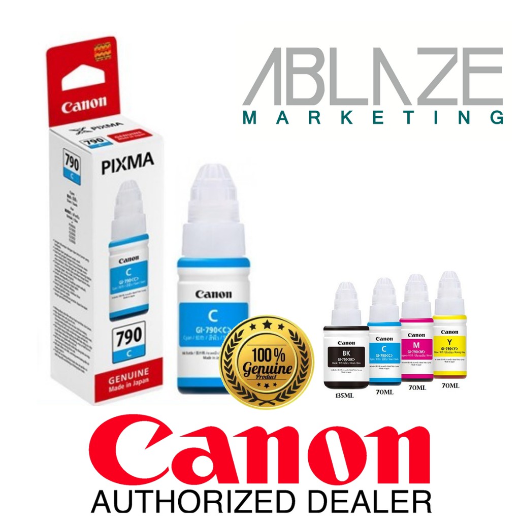 Canon GI790 Cyan Ink Bottle (Authenticity Guaranteed) Shopee Philippines