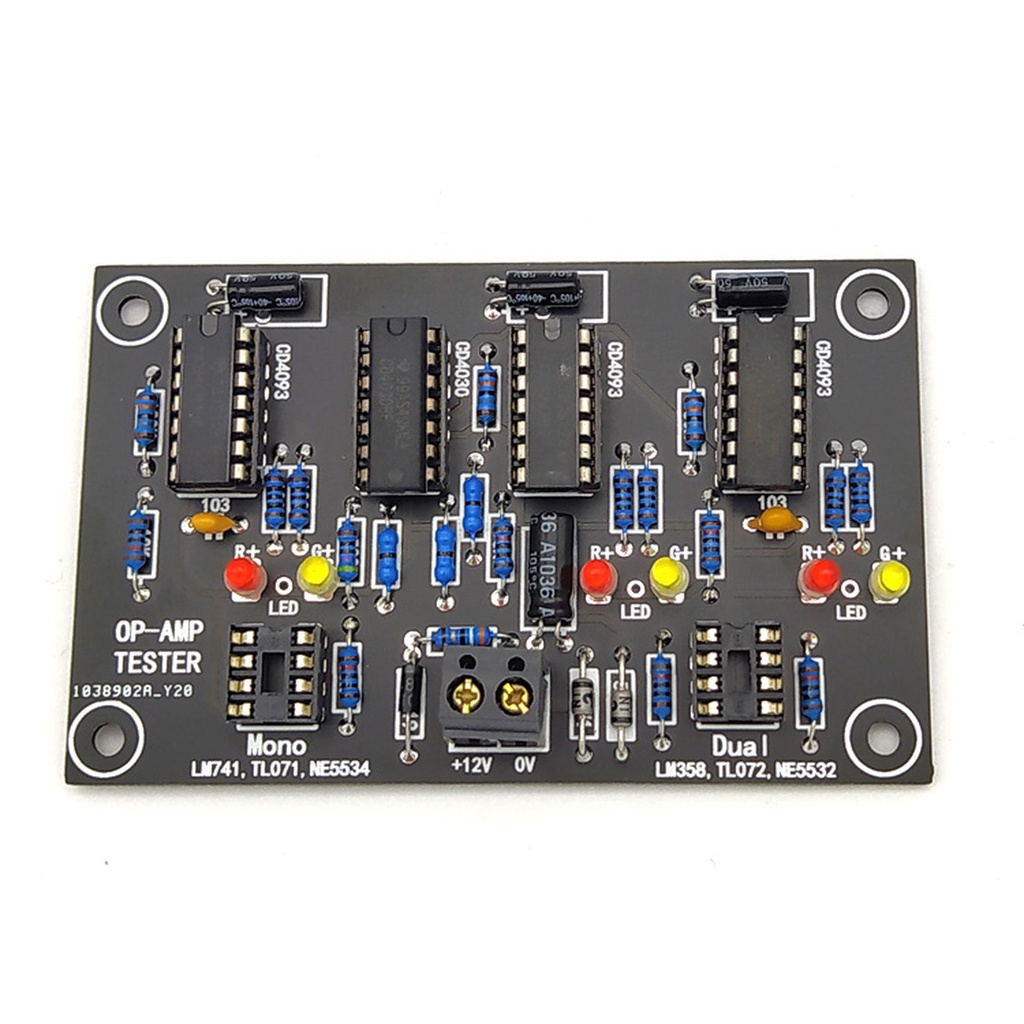 Operational Amplifier OP AMP Tester for Single Dual OPAMP TL071 TL072