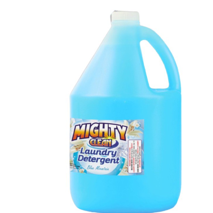 Mighty Clean Liquid Laundry Detergent Blue Mountain Scent Blue 1Gallon
