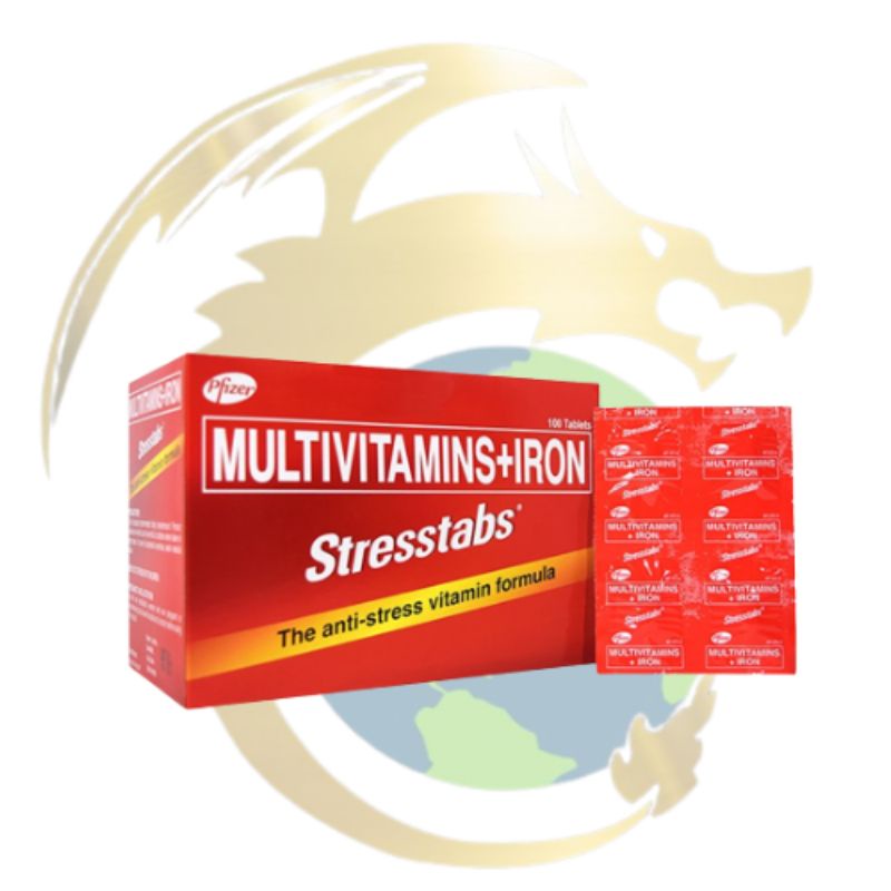 Stresstabs Multivitamins + Iron 100 Tablets Shopee Philippines