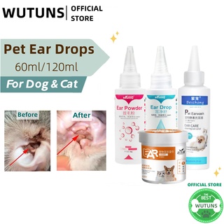 Pet ear drops for dogs cat dog mites odor Removal ear drop Infection solution treatment for dog