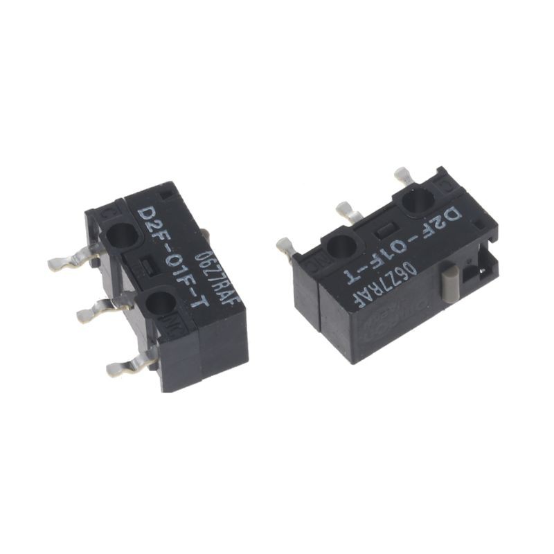 ★going♣2Pcs Original OMRON Mouse Micro Switch D2F-01F-T Gray Dot for ...