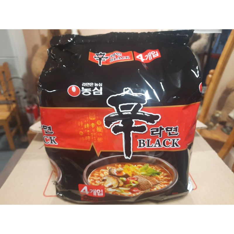Nongshim Shin Ramyun Black (132g x 32 pouches in a box) Shopee Philippines
