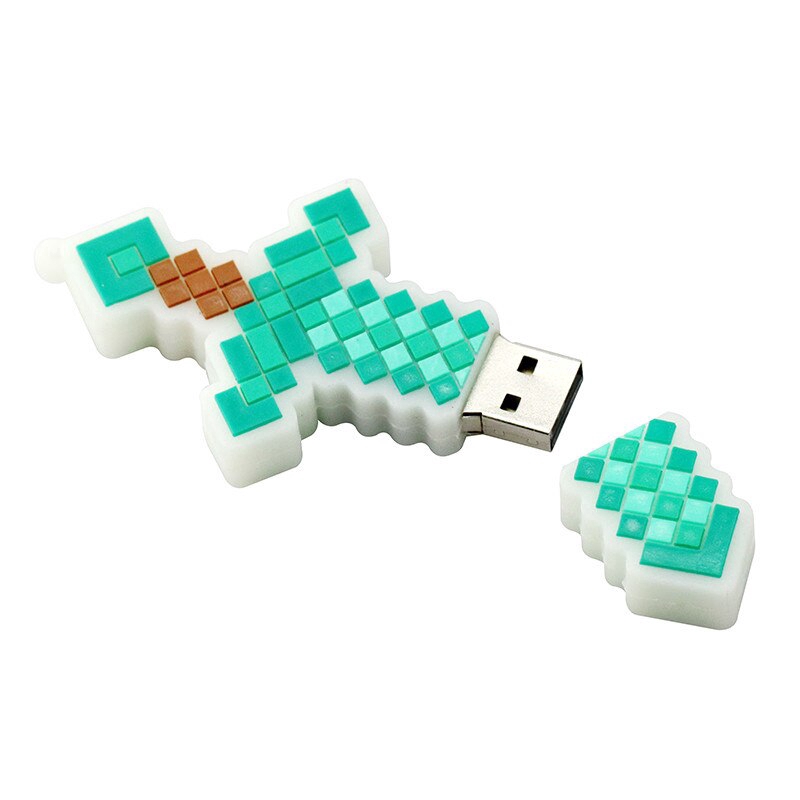 Cartoon Game Minecraft Diamond Sword Usbflash Drive Thumb Drive Usb Memory Stick 1tb Flash Card Gift Shopee Philippines