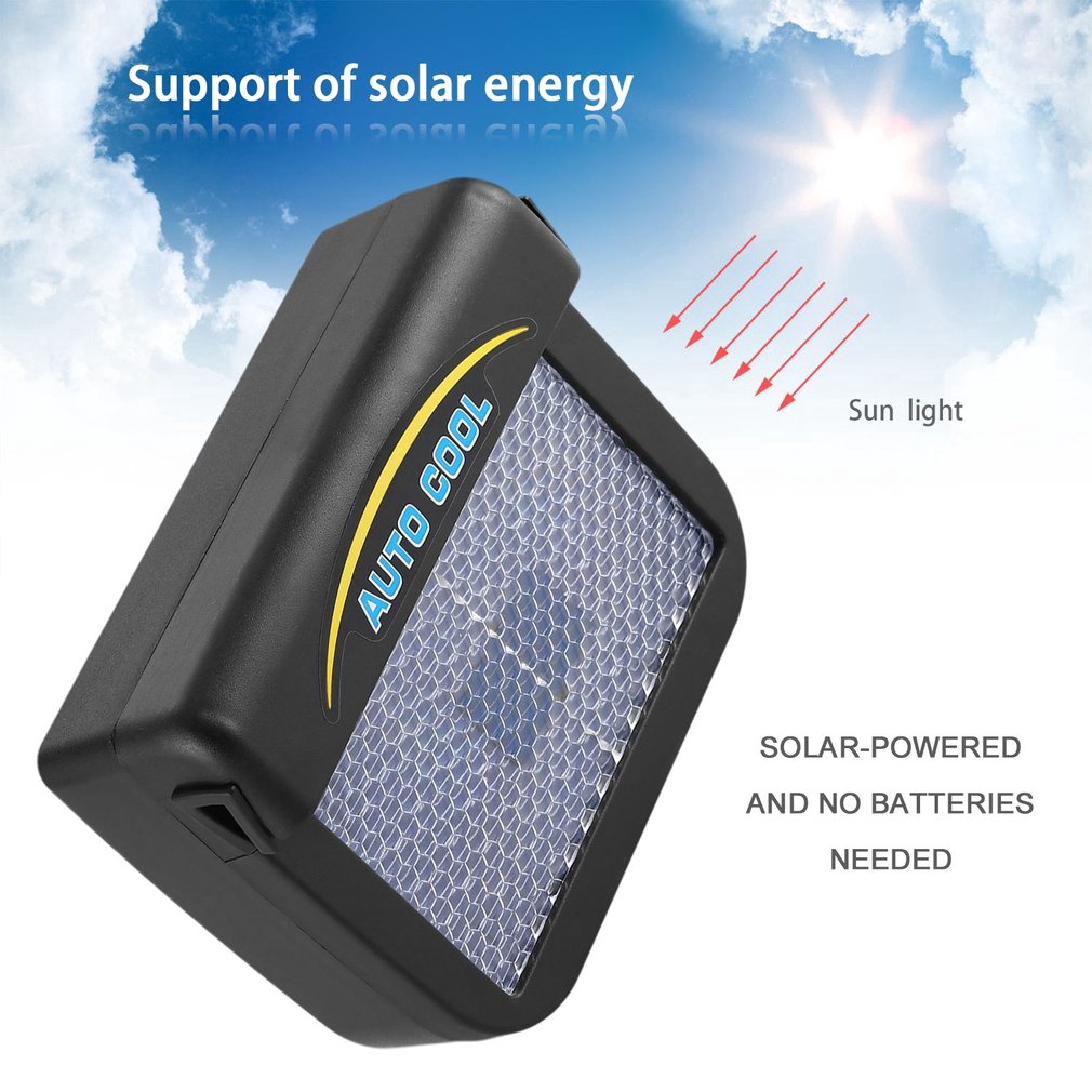 Gbt Cod Automated Solar Exhaust Heat Sink Fans For Cars
