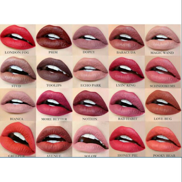 colourpop matte liquid lipstick