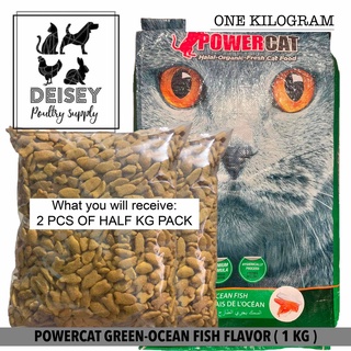 POWERCAT ORGANIC CAT FOOD - ADULT CAT - FRESH OCEAN FISH FLAVOR (1 KILOGRAM)