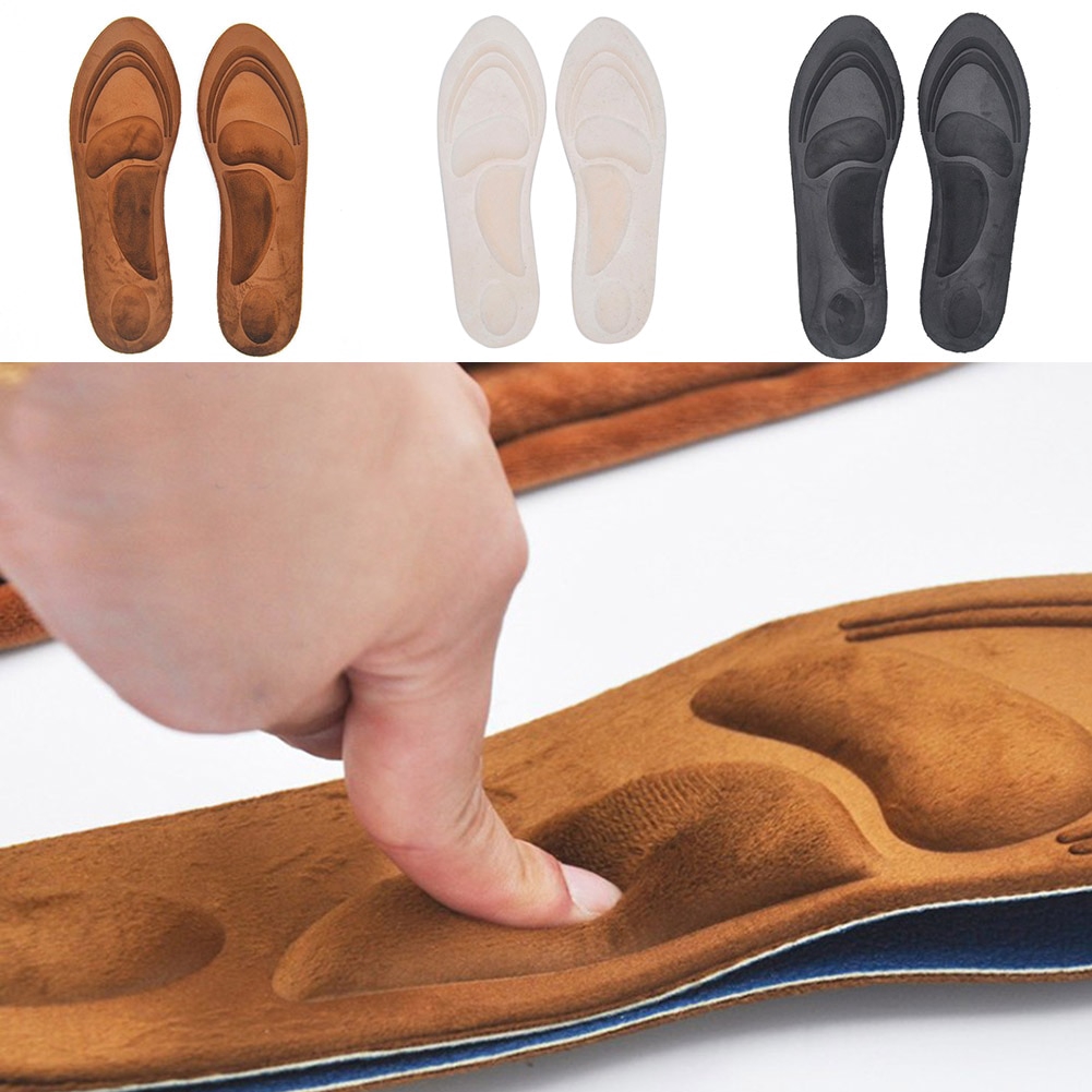 Women Men Memory Foam Insoles Inner Sole Slippers Running Shoe Pad Foot