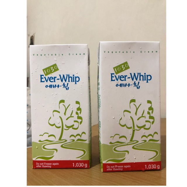 whipping cream EverWhip (Whipping Cream 1,030g) Shopee Philippines