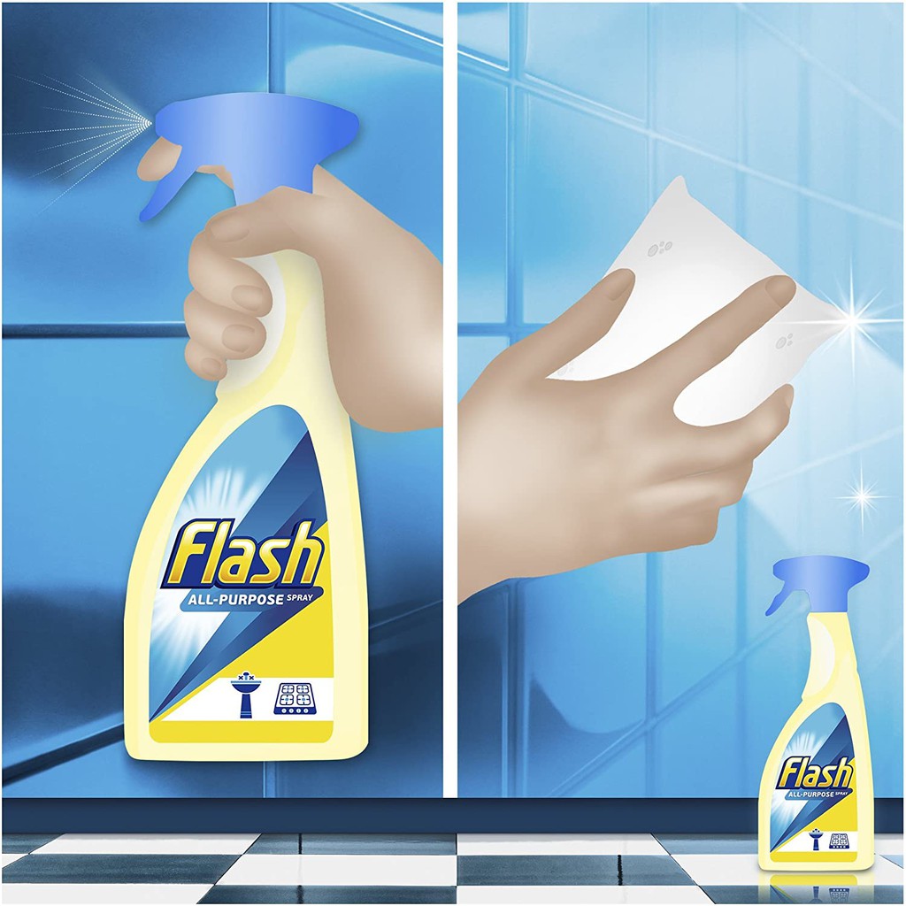 AUTHENTIC Flash All Purpose Spray Antibacterial Spray 469 mL Imported