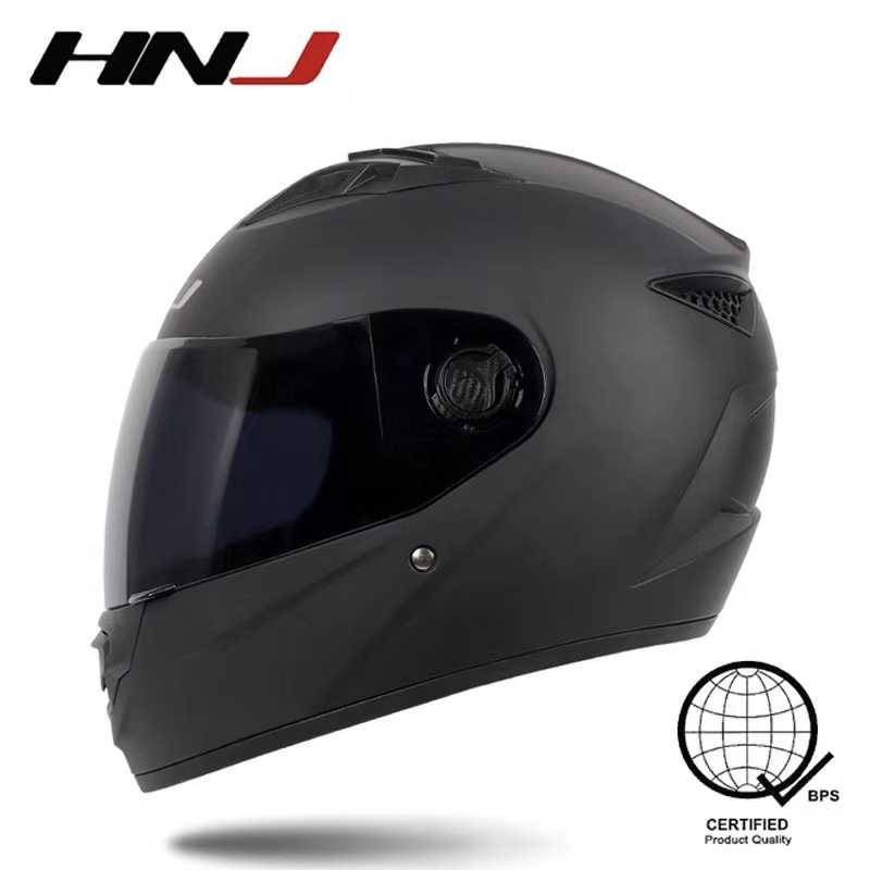 HNJ Motorcycle Helmet Full Face Helmet With Tinted Visor Open Face