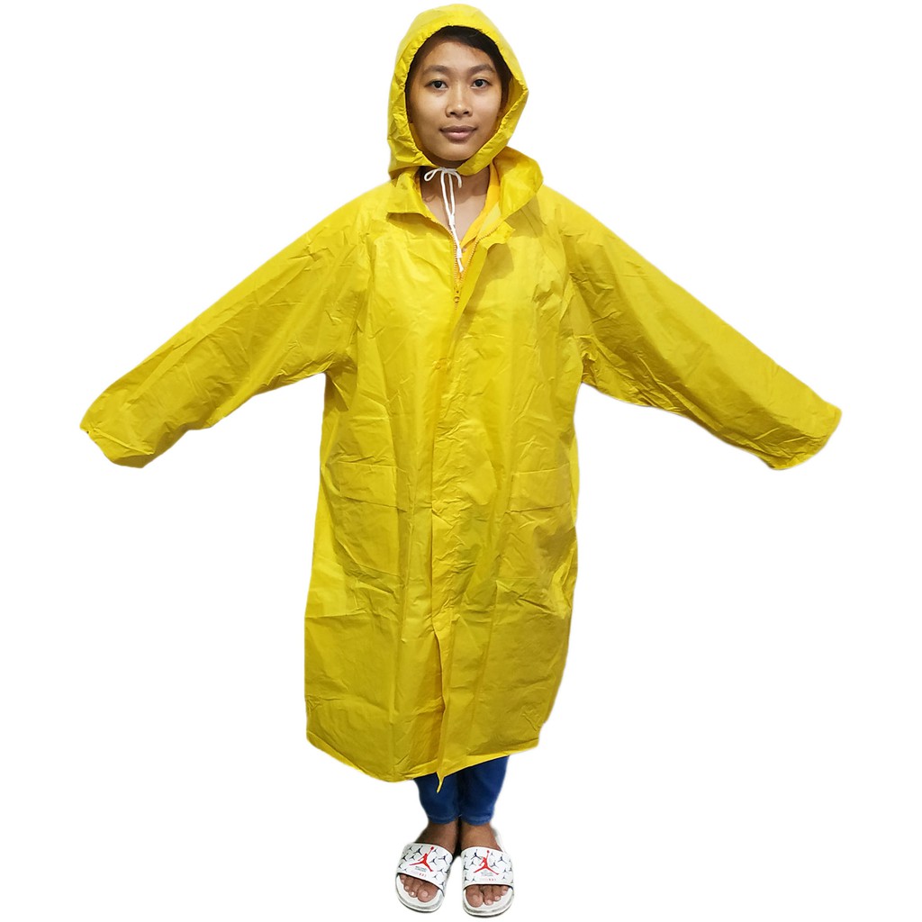 MEISONS BEST QUALITY RAIN COAT ( LONG JACKET TYPE ) YELLOW RAINCOAT ...