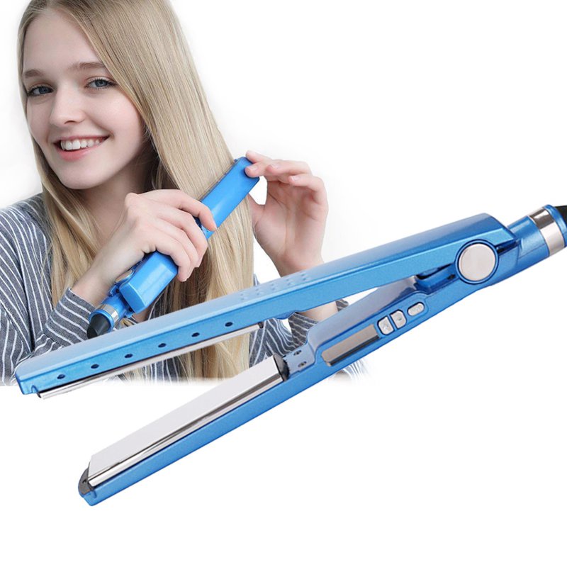 Professional Hair Straighteners Nano Titanium Plate Hair Straightener  Curler Tourmaline Ceramic Flat | Shopee Philippines
