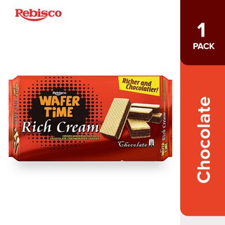 Rebisco Wafertime Rich Cream Wafers Choco 27G X 10Pcs | Shopee Philippines