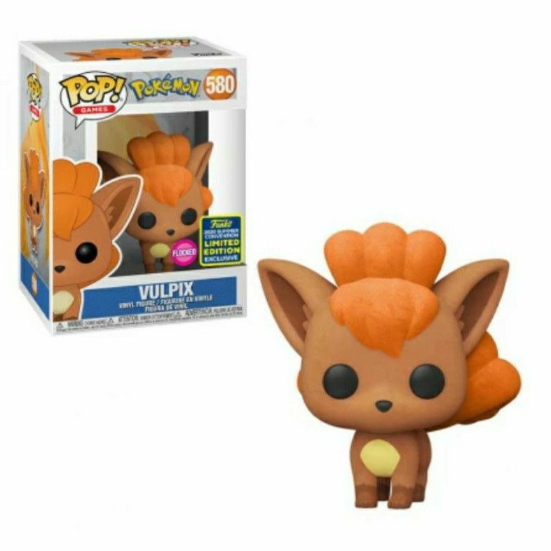 funko pop vulpix flocked