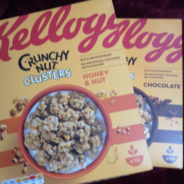 Kellogg S Crunchy Nut Clusters Chocolate And Honey Nut Flavor 450g Shopee Philippines