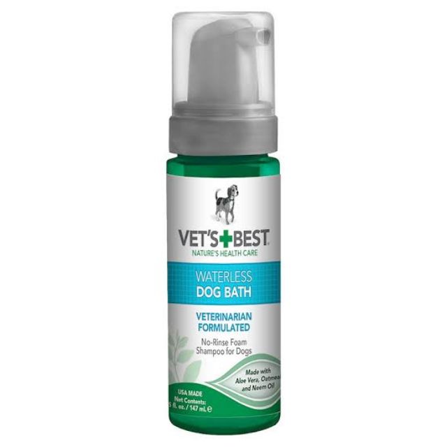 waterless spray dog shampoo